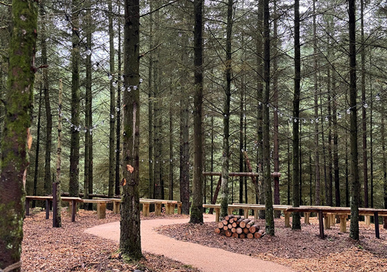 Woodland ceremony area